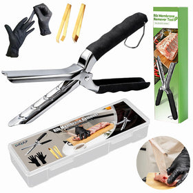 Djqjlf rib membrane removal tool set close-up of handle showing ergonomic control.