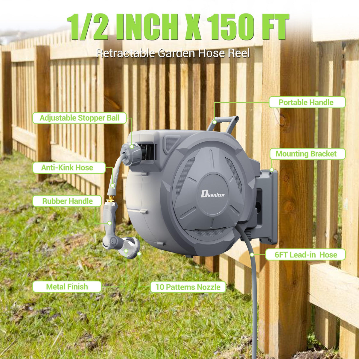 Dkenicor complete kit ready for quick wall-mount installation
