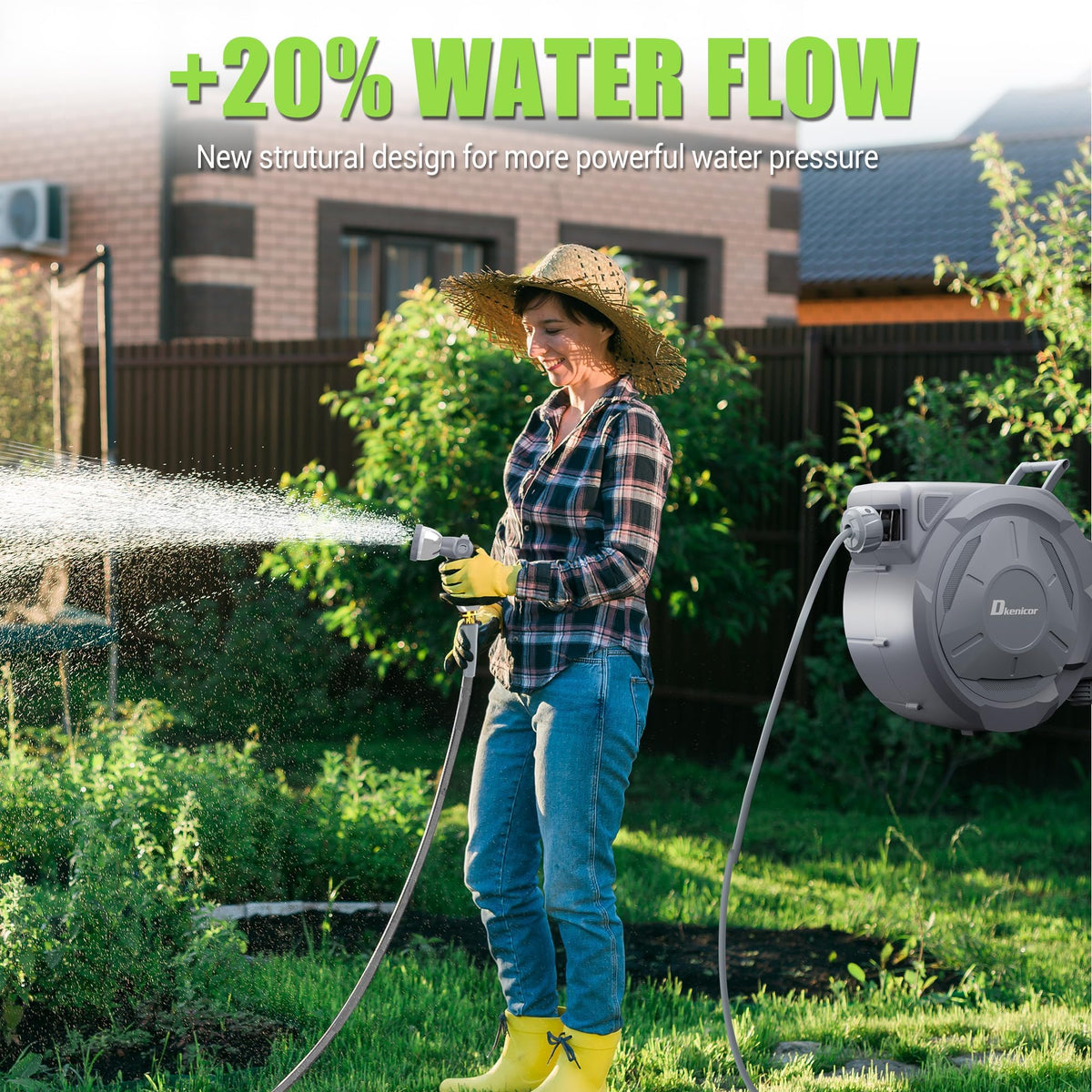 Dkenicor any-length lock supporting custom watering reach