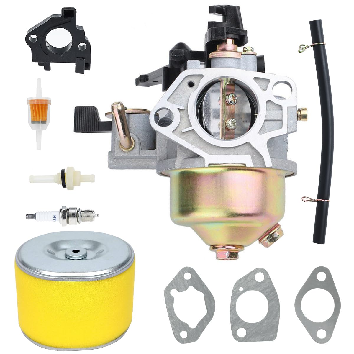 DKIIGAME GX390 carburetor kit packaging for easy replacement on Honda engines.