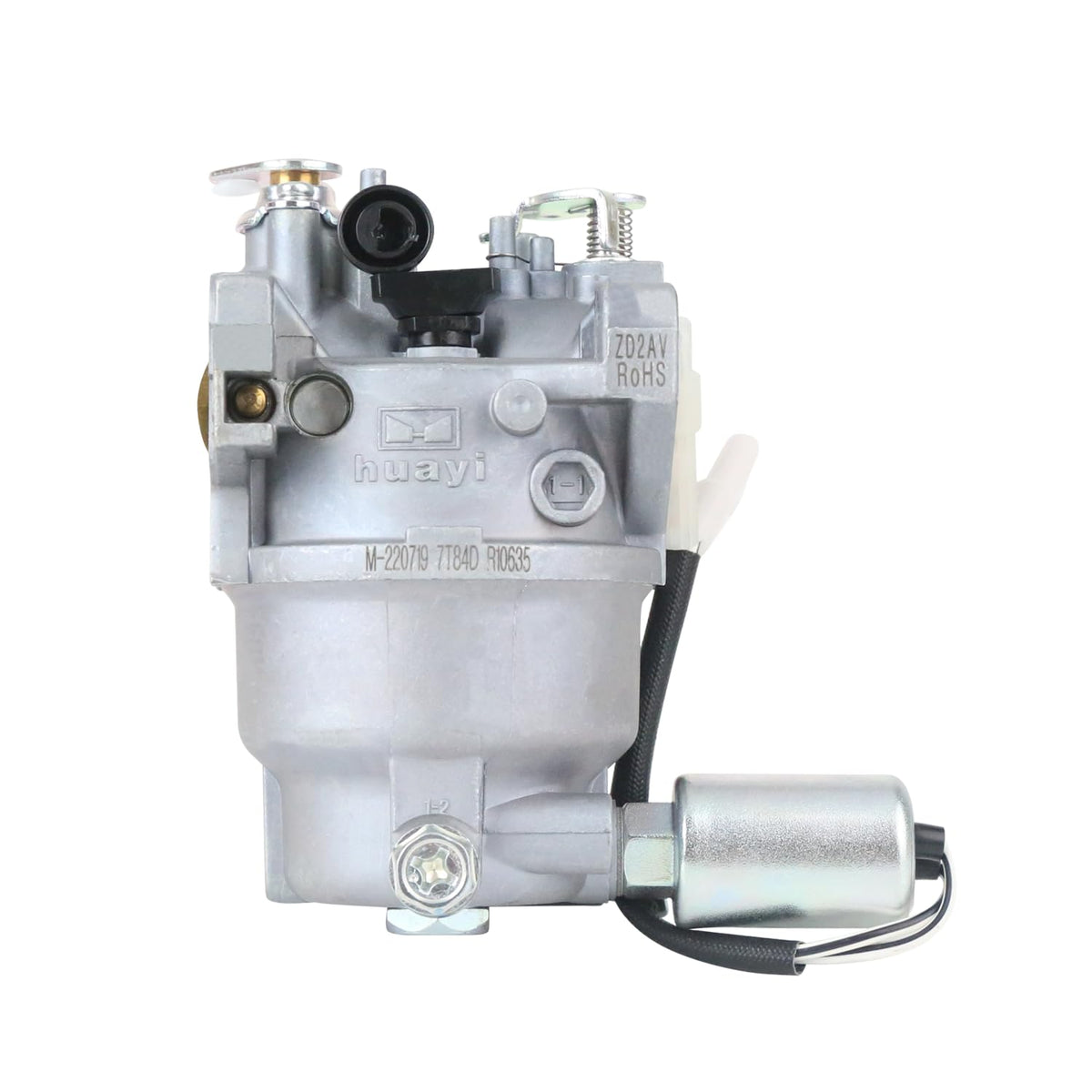 DKIIGAME packaging contents: carburetor, gaskets, jets, and hardware