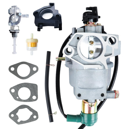 DKIIGAME Wen carburetor assembly with shutoff valve improves generator reliability.