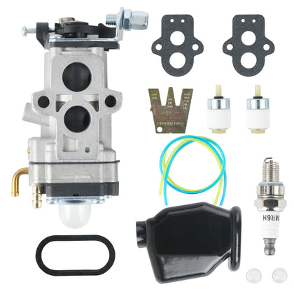 DKIIGAME WYA-44 carburetor for Husqvarna 150BT showing fit and potential smoother starts