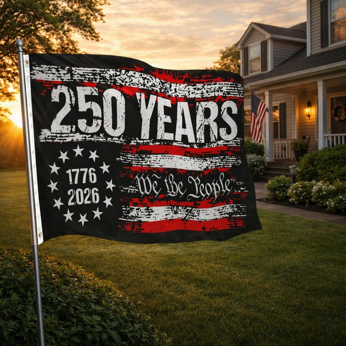 DKJOAZ weather-ready usa flag designed for all-season outdoor use.