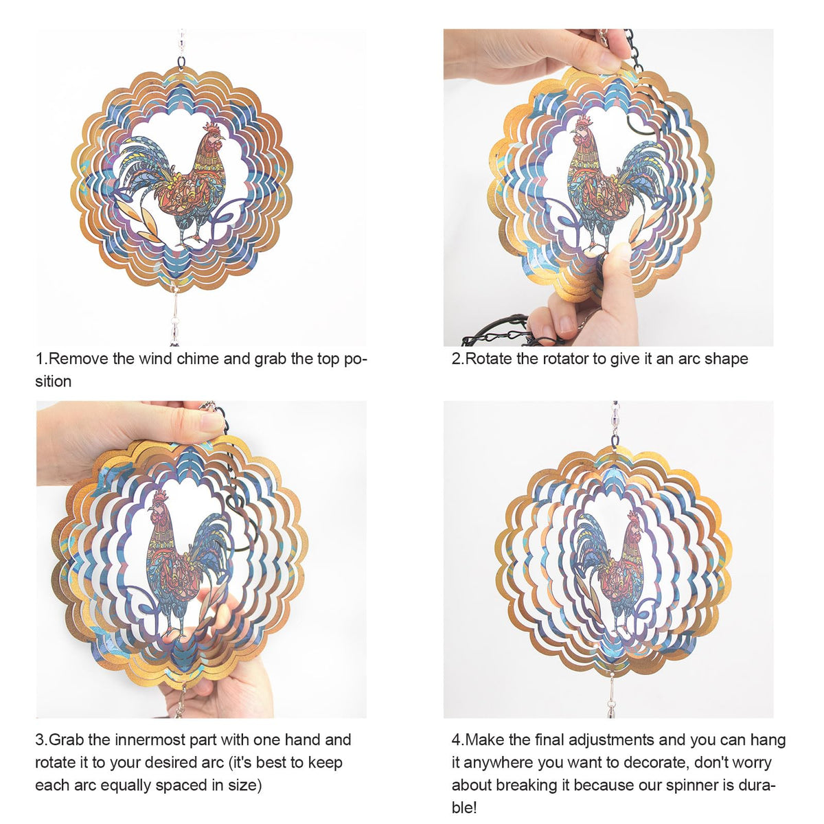DKJOCKY stainless steel and aluminum construction ensures durable outdoor use.