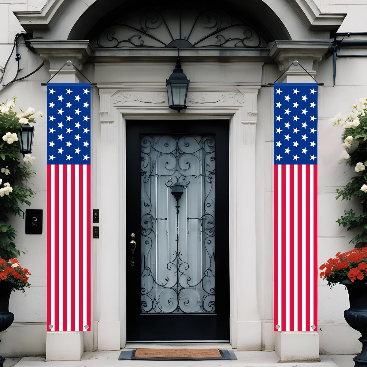 Dkomekii eye-catching patriotic backdrop for parties and gatherings.