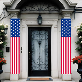 Dkomekii eye-catching patriotic backdrop for parties and gatherings.