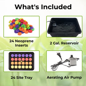 DL Wholesale Psycloner aeration-pump closeup emphasizes oxygen delivery for roots.