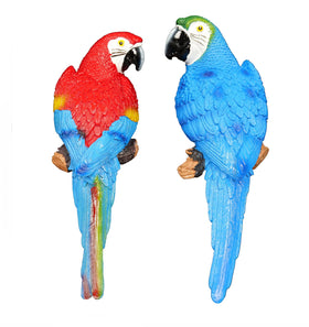 Dlfghos parrot wall decor 12.5-inch adds tropical flair to living spaces