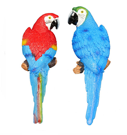 Dlfghos parrot wall decor 12.5-inch adds tropical flair to living spaces