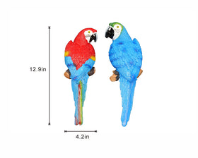 Dlfghos tree decor parrot sculpture accents tropical theme