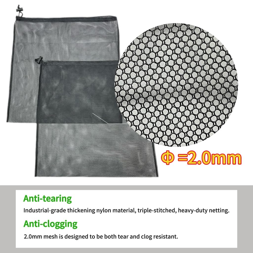 DLGQJD outdoor pond filter bag promotes high water flow with multi-face intake