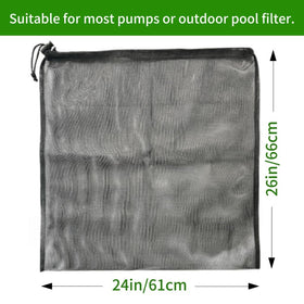 DLGQJD pond pump filter bag mesh close-up shows strong fabric and even mesh spacing