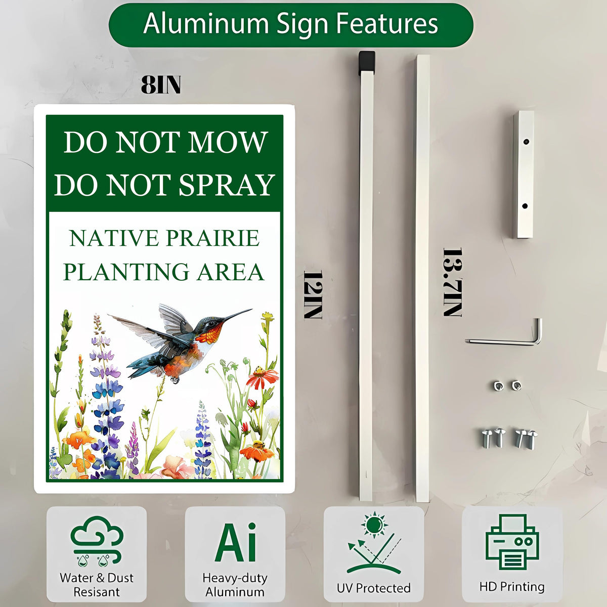 Dlonvoh gift-ready garden sign for nature lovers and beekeepers