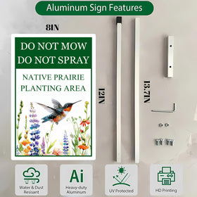 Dlonvoh gift-ready garden sign for nature lovers and beekeepers