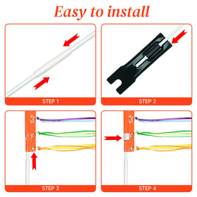 DLUGOPIS telescopic flag pole adjusts to different heights for comfort