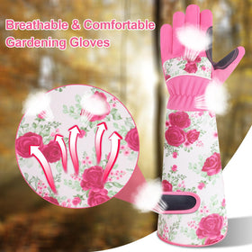 DLY Gardening Gloves adjustable cuffs ensure snug fit and insect protection