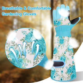 DLY gardening gloves breathable canvas back keep hands cool during tasks.
