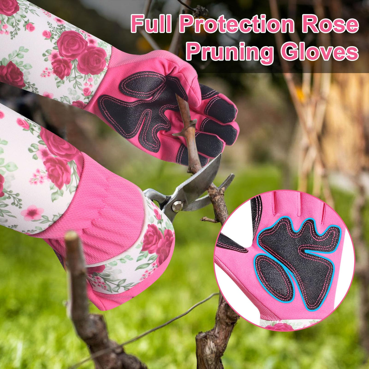 DLY Gardening Gloves durable construction withstands outdoor tasks without frequent replacement