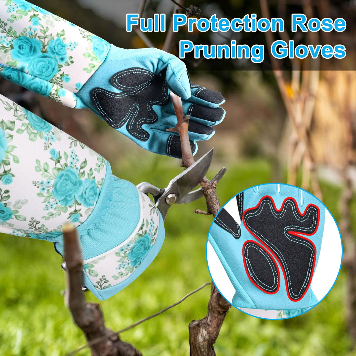 DLY gardening gloves touchscreen compatible for device use while gardening.