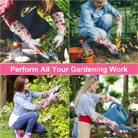 DLY Rose Gloves medium fit suits most women's hands for comfortable gardening