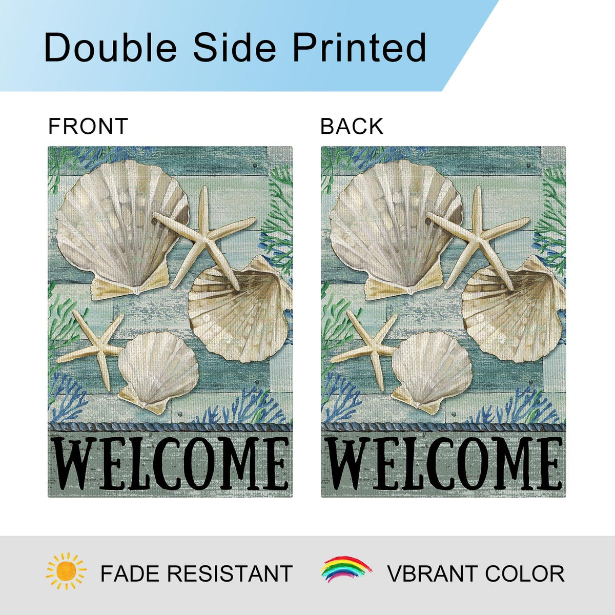 Dlzdn 12x18 inch flag for standard poles during summer season.