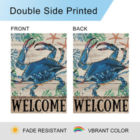 Dlzdn burlap texture flag enhances farmhouse yard aesthetic
