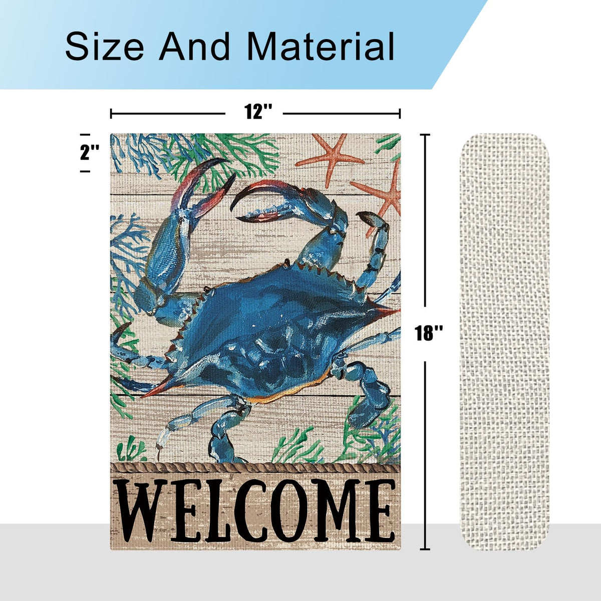 Dlzdn outdoor coastal decor flag boosts curb appeal