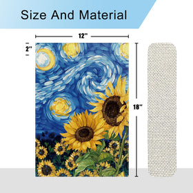 Dlzdn Outdoor Decor Flag; bright colors enhance porch or garden.