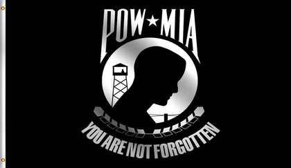 DMSE POW/MIA flag 2x3 ft for outdoor display with UV-resistant colors