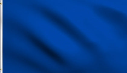 DMSE solid royal blue flag 2x3 for outdoor displays with UV resistance