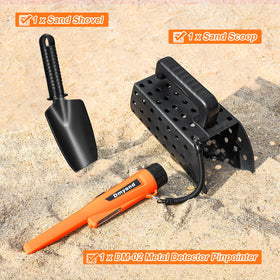 Dmyond pinpointer underwater use up to 3.2 feet for treasure hunting.