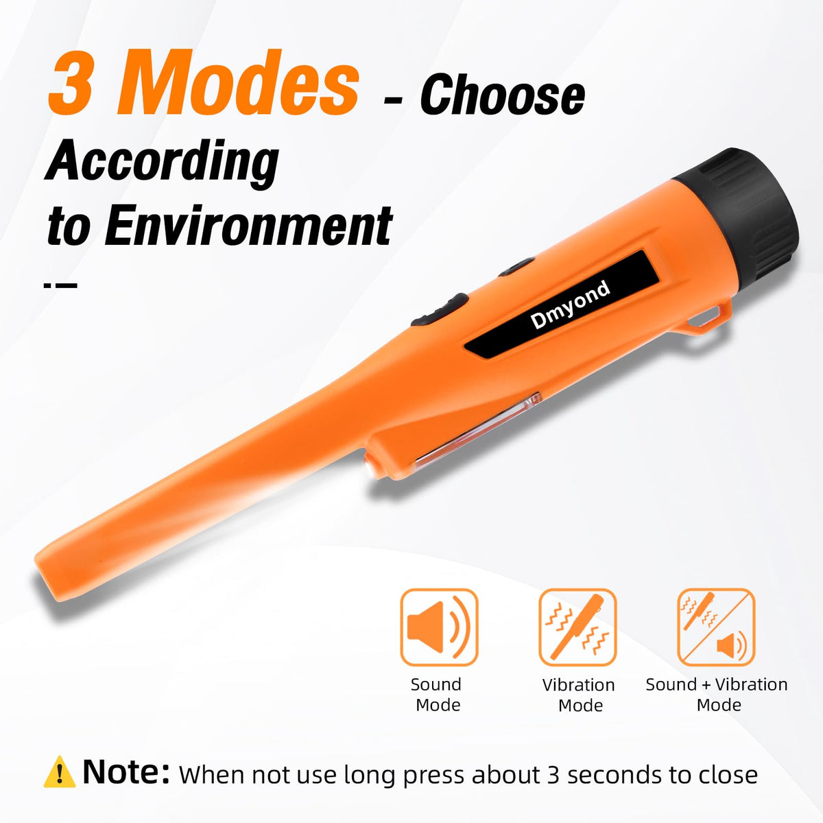 Dmyond sand scoop complements the pinpointer for beach digging sessions.