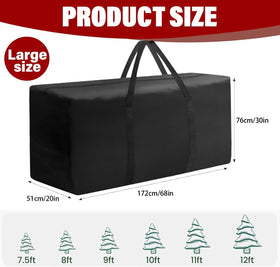 DNIEBW storage bag with wide zipper opening for easy loading and unloading