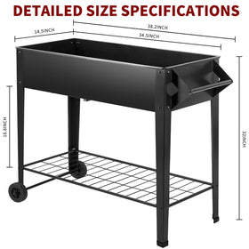 DNKMOR portable outdoor garden bed suitable for patios and balconies
