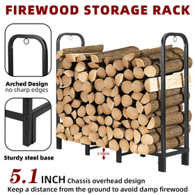 DNKMOR waterproof 600D Oxford cover protects wood from elements