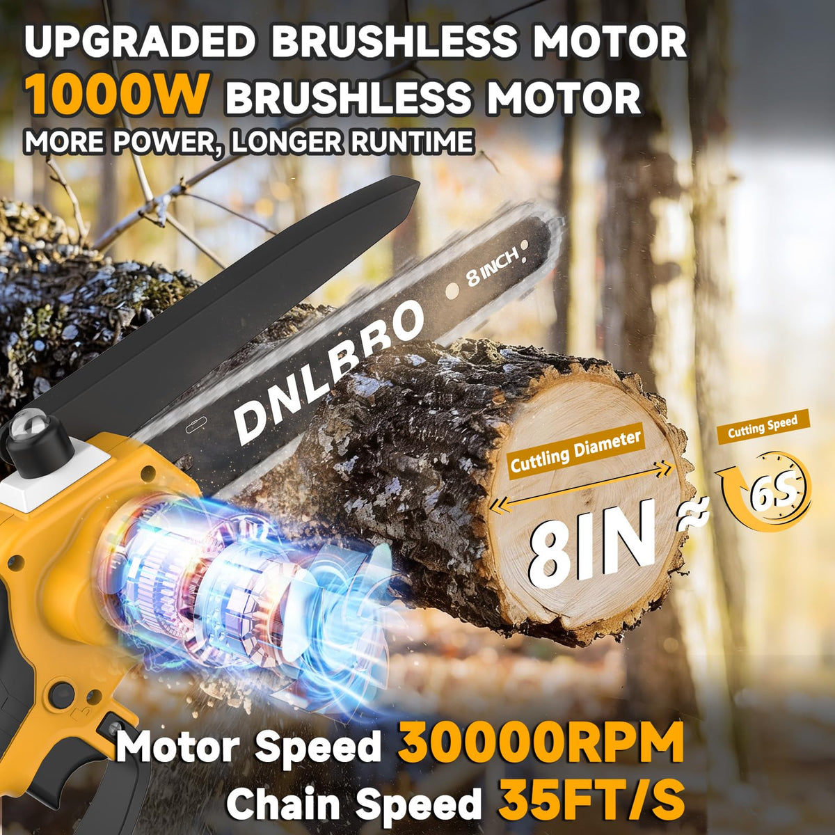 DNLBBO automatic chain lubrication system in action