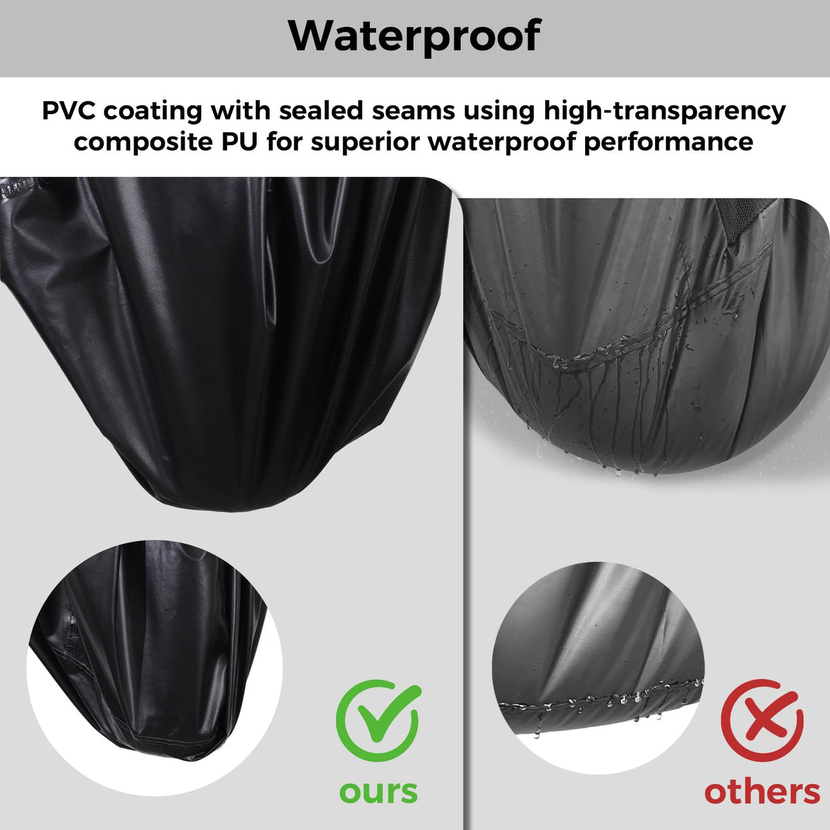 Dntorx chair cover with buckle and bottom elastic for secure fit.