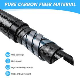 DOBEN pool pole with universal 1-1/4 inch connection for nets and skimmers