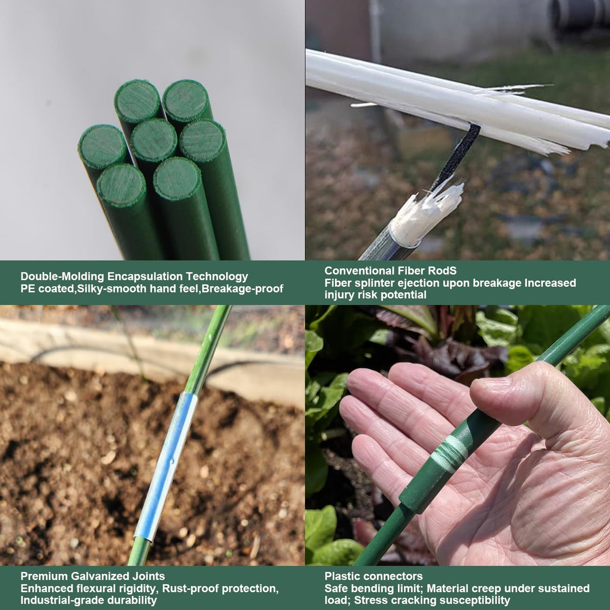 Dobetter fastening clips secure nets and vines with reliable grip.