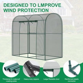 DoCred crop cages bird deterrence keeps birds away from ripe produce