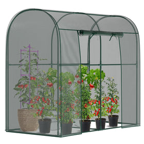 DoCred crop cage garden setup shows spacious frame for thriving plants