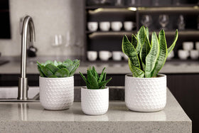 Docrin stackable design helps save space when not in use.