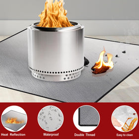 DocSafe waterproof and grease-resistant surface keeps deck clean