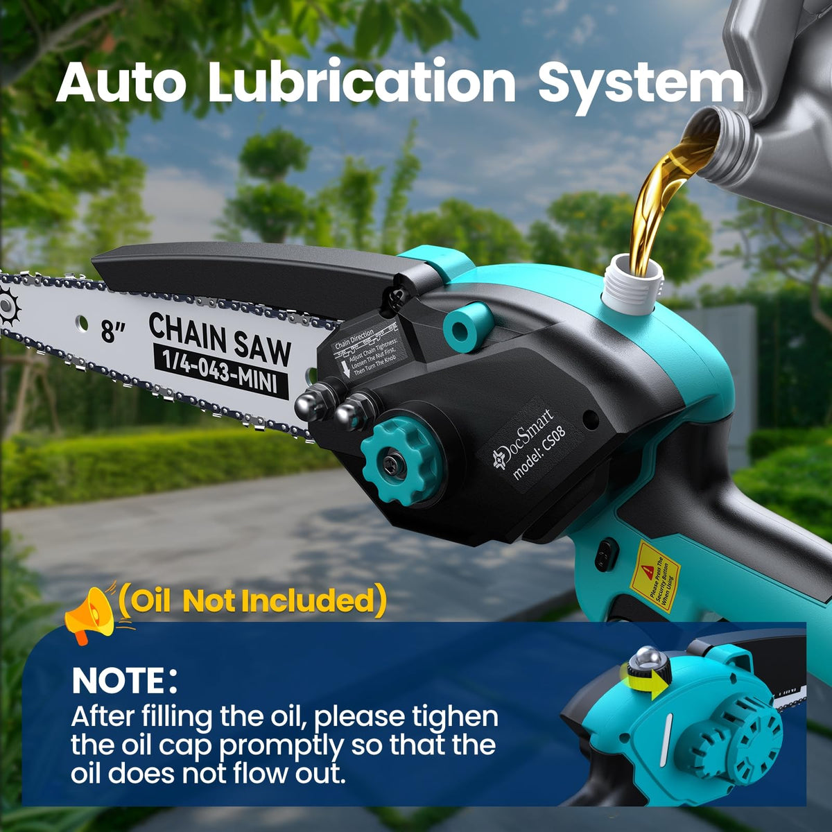 DocSmart chainsaw primer bulb cap in-pack for restoring smooth operation and easy startup