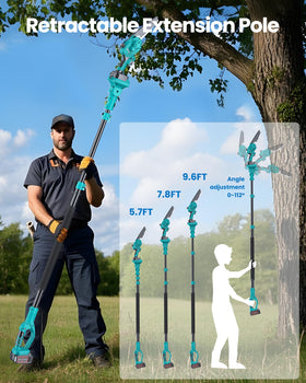 DocSmart 1000W motor delivers fast, smooth cuts on thick limbs.