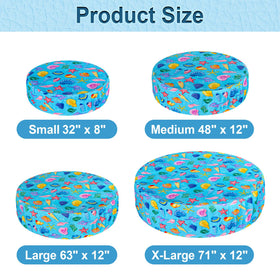 Docuwee starfish pattern cover adds charm while guarding your pool area