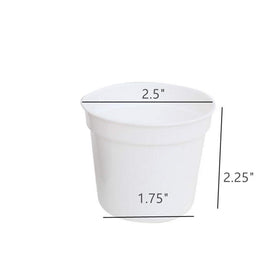DODXIAOBEUL pot with drainage holes detail, prevents overwatering for healthy young plants.
