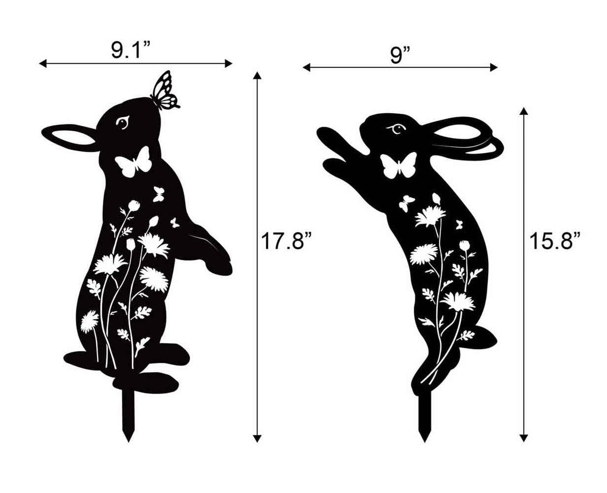 Doesen rabbit garden decor makes a thoughtful gift for gardeners.
