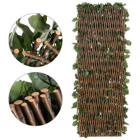 DOEWORKS easy install fence screen helps quick setup along posts or columns